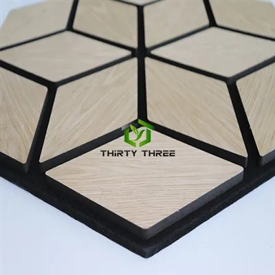 Veľkoobchodná moderná dekorácia Akustický panel odolný voči požiaru 3000x600 mm