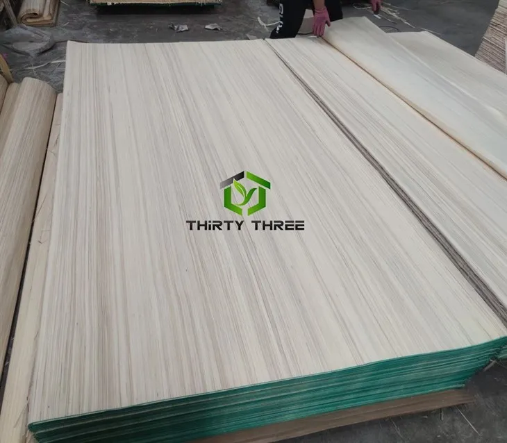 Long/Short Grain Recon Poplar Wood Veneer Engineered Veneer