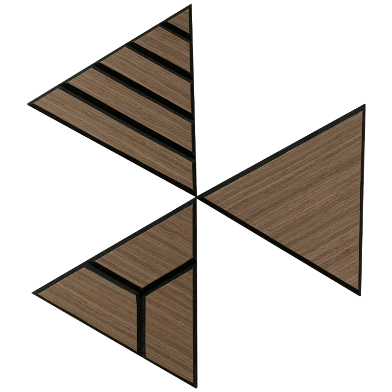 Soundproof Wood Surface Slat Wooden Acoustic Wall Panels